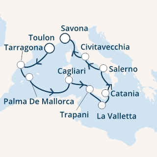 Spagna, Isole Baleari, Italia, Malta