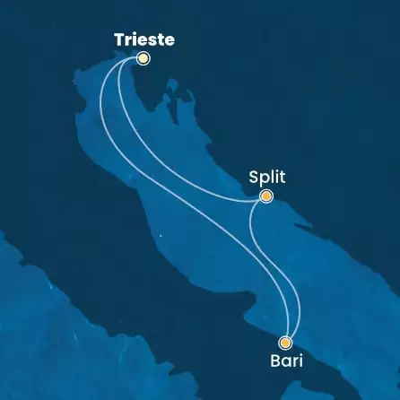 COSTA DELIZIOSA - Itinerario di 2 notti partendo da TRIESTE il 30/11/2024 - Italia, Croazia
