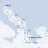 Italia, Croazia, Montenegro, Grecia