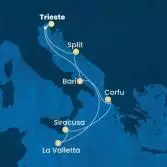 Italia, Grecia, Malta, Croazia