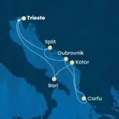 Italia, Montenegro, Grecia, Croazia
