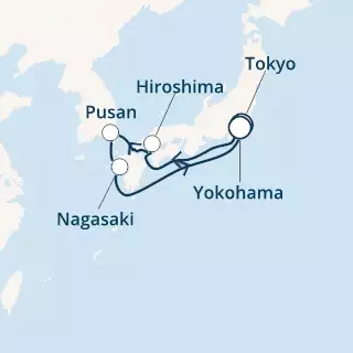COSTA MEDITERRANEA - Itinerario di 5 notti partendo da TOKYO il 12/05/2021 - Giappone, Sud Korea