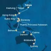 Giappone, Taiwan, Cina, Filippine, Australia