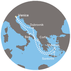 COSTA DELIZIOSA - Itinerario di 6 notti partendo da VENEZIA il 10/07/2016 - Grecia, Croazia