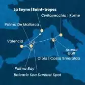Francia, Isole Baleari, Spagna, Italia