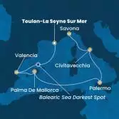 Francia, Spagna, Isole Baleari, Italia