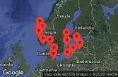 Svezia, Estonia, Lettonia, Lituania, Polonia, Germania, Danimarca, Norvegia