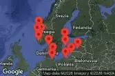 Svezia, Lettonia, Lituania, Polonia, Germania, Danimarca, Norvegia