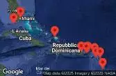 Stati Uniti, Isole Vergini americane, Anguilla, Martinica, Saint Kitts e Nevis, Sint Maarten, Porto Rico, Isole Vergini britanniche, Antigua e Barbuda, Turks e Caicos