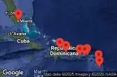 Porto Rico, Isole Vergini americane, Antigua e Barbuda, Guadalupa, Rep. Dominicana, Stati Uniti, Isole Vergini britanniche, Anguilla