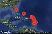 Stati Uniti, Turks e Caicos, Antigua e Barbuda, Dominica, Saint Vincent e Grenadine, Barbados, Grenada, Saint Lucia, Martinica, Saint-Barthélemy, Isole Vergini britanniche, Arabia Saudita