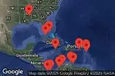 Porto Rico, Saint-Barthélemy, Montserrat, Saint Kitts e Nevis, Stati Uniti, Giamaica, Curaçao, Aruba, Colombia, Panama