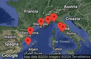 Spagna, Francia, Italia, Monaco, Grecia
