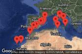 Spagna, Marocco, Gibilterra, Italia, Tunisia