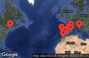 EXPLORA II - Itinerario di 21 notti partendo da Rome (Civitavecchia) il 23/04/2025 - Italia, Spagna, Marocco, Gibilterra, Portogallo