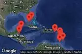 Stati Uniti, Messico, Belize, Guatemala, Isole Vergini americane, Guadalupa, Martinica, Saint Lucia, Grenada, Saint Vincent e Grenadine, Barbados