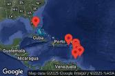 Stati Uniti, Isole Vergini americane, Guadalupa, Martinica, Saint Lucia, Grenada, Saint Vincent e Grenadine, Barbados