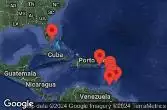 Stati Uniti, Isole Vergini americane, Guadalupa, Dominica, Saint Lucia, Grenada, Saint Vincent e Grenadine, Barbados