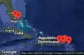 Stati Uniti, Bahamas, Isole Vergini americane, Isole Vergini britanniche, Saint-Martin, Porto Rico