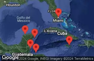 Stati Uniti, Giamaica, Honduras, Belize, Messico, Emirati Arabi Uniti