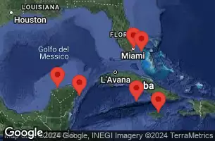Stati Uniti, Giamaica, Isole Cayman, Messico, Bahamas, Emirati Arabi Uniti