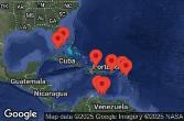 Porto Rico, Isole BES, Curaçao, Aruba, Saint-Barthélemy, Antigua e Barbuda, Rep. Dominicana, Stati Uniti