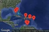 Porto Rico, Isole BES, Curaçao, Aruba, Saint-Barthélemy, Antigua e Barbuda, Rep. Dominicana, Stati Uniti