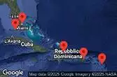 Porto Rico, Antigua e Barbuda, Saint-Barthélemy, Rep. Dominicana, Stati Uniti, Spagna