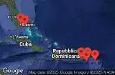 Porto Rico, Isole Vergini britanniche, Saint-Barthélemy, Isole Vergini americane, Bahamas, Stati Uniti, Arabia Saudita