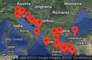 EXPLORA I - Itinerario di 29 notti partendo da Fusina il 12/07/2024 - Italia, Croazia, Montenegro, Grecia, Turchia