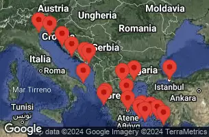 EXPLORA I - Itinerario di 29 notti partendo da Athens (Piraeus) il 19/07/2024 - Grecia, Turchia, Croazia, Italia, Montenegro