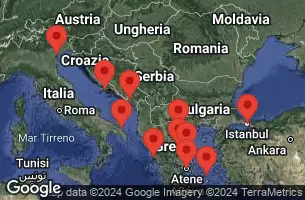 EXPLORA I - Itinerario di 15 notti partendo da Fusina il 09/08/2024 - Italia, Croazia, Montenegro, Grecia, Turchia