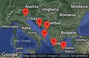 EXPLORA I - Itinerario di 8 notti partendo da Fusina il 09/08/2024 - Italia, Croazia, Montenegro, Grecia