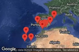 EXPLORA I - Itinerario di 20 notti partendo da Barcelona il 10/11/2024 - Spagna, Portogallo, Gibilterra, Marocco