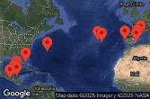 Stati Uniti, Guatemala, Honduras, Belize, Messico, Bermuda, Portogallo, Spagna