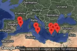EXPLORA I - Itinerario di 11 notti partendo da Barcelona il 18/04/2025 - Spagna, Italia, Malta, Grecia, Turchia