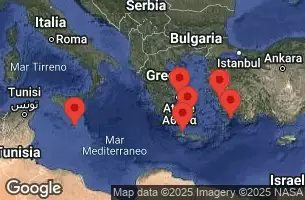 EXPLORA I - Itinerario di 7 notti partendo da La Valletta il 22/04/2025 - Malta, Grecia, Turchia, Italia