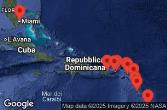 Barbados, Dominica, Sint Maarten, Porto Rico, Anguilla, Antigua e Barbuda, Saint-Barthélemy, Isole Vergini britanniche, Stati Uniti, Isole Vergini americane, Guadalupa