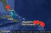 Porto Rico, Isole Vergini britanniche, Antigua e Barbuda, Saint-Barthélemy, Anguilla, Stati Uniti