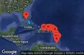 Stati Uniti, Rep. Dominicana, Porto Rico, Saint Kitts e Nevis, Martinica, Saint Vincent e Grenadine, Barbados, Trinidad e Tobago, Antigua e Barbuda, Sint Maarten, Isole Vergini britanniche