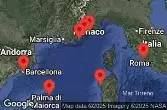 Spagna, Italia, Francia, Monaco