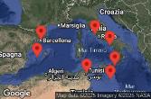 Spagna, Tunisia, Malta, Italia, Grecia