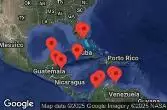 Stati Uniti, Messico, Honduras, Belize, Bahamas, Curaçao, Aruba, Colombia, Isole Cayman