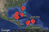 Stati Uniti, Curaçao, Aruba, Colombia, Isole Cayman, Messico, Guatemala, Belize, Honduras