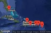Porto Rico, Saint Kitts e Nevis, Isole Vergini britanniche, Saint-Barthélemy, Anguilla, Stati Uniti, Rep. Dominicana, Isole Vergini americane, Emirati Arabi Uniti