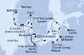 Copenhagen,Warnemunde,Kristiansand,Bergen,Lyngdal,Oslo,Copenhagen,Warnemunde,Gdynia,Klaipeda,Riga,Stockholm,Copenhagen