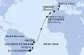 Rio de Janeiro,Buzios,Salvador,Maceio,Santa Cruz de Tenerife,Tangier,Barcelona