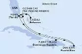 Stati Uniti, Bahamas, Repubblica Dominicana, Porto Rico
