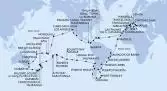 Spagna, Gibilterra, Marocco, Capo Verde, Brasile, Argentina, Isole Falkland, Cile, Isole Pitcairn, Polinesia Francese, Isole Cook, Nuova Zelanda, Australia, Nuova Caledonia, Vanuatu, Samoa, Samoa Americane, Stati Uniti, Messico, Costa Rica, Panama, Repubblica Dominicana, Isole Vergini (Britanniche), Antille Olandesi, Italia, Francia
