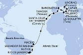 Rio de Janeiro,Buzios,Salvador,Maceio,Santa Cruz de Tenerife,Tangier,Barcelona,La Goulette,Palermo,Naples,Livorno